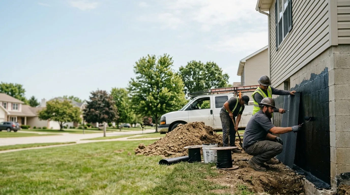 Basement Waterproofing in Bluford, IL near me
